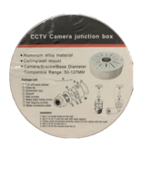 Junction Box CCTV Camera Junction Box - $147.80 MXN