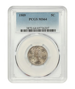 1909 5c PCGS MS64 - £226.91 GBP