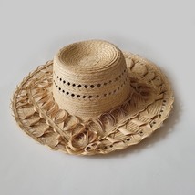Handmade Women Real Straw Hat Made in Guatemala Size 54( Small) - £6.22 GBP