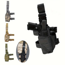 Universal Thigh Holster Adjustable Holster Pouch For G17 19 Colt 1911 BERE 96 92 - £10.65 GBP+