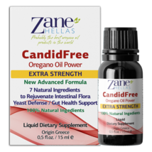 Zane Hellas Candidfree Liquid.Extra Strength Candida Cleanse &amp; Detox 0.5fl.oz  - $17.49