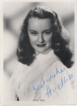 Hazel lee 1950s actress music hall singer hand signed photo 155550 p thumb200