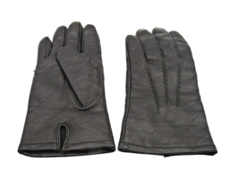 Thinsulate Insulation 40 Gram Unisex Solid Black Sheep Leather Gloves Size M - £17.68 GBP