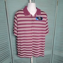 George New Golf Polo Collared Shirt ~ Size XL 46-48 ~ Burgundy ~ Short S... - £13.44 GBP