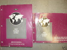 1997 Ford Taurus Mercury Sable Service Shop Repair Workshop Manual Set EVTM OEM - £14.89 GBP
