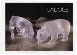 Lalique Advertising Photograph French Crystal Bears - $27.72