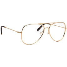 Warby Parker Sunglasses Frame Only Raider W 2403 Gold Aviator Metal 58mm - £78.65 GBP