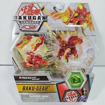 Bakugan Armored Alliance Pyrus Pegatrix Ultra plus Baku Gear NIB Red Orange - £13.74 GBP