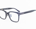 Tom Ford 5853 001 Shiny Black / Blue Block Eyeglasses TF5853-B 001 55mm - £151.15 GBP