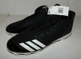 Adidas Icon 4 Boost Black Baseball Cleats Shoes Size 11.5 Brand New - £31.36 GBP