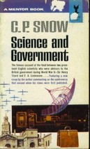C.P. Snow: Science and Government ~ The Godkin Lectures at Harvard University,.. - £14.69 GBP