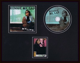Ronnie Milsap Signed Framed 11x14 My Life CD &amp; Photo Display  - £86.72 GBP