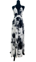 Dress Day Black &amp; White Maxi Dress - Large - £33.08 GBP