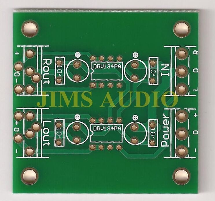 unBalanced to balanced stereo pre-amplifier PCB ultra low distortion 2 p... - $6.79
