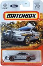 2023 Matchbox Ford Police Interceptor MBX Highway 23/100 Silver 1/64 Scale - $5.89