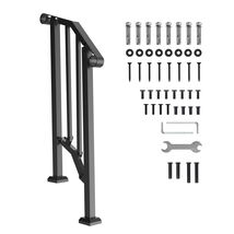 VEVOR Double-column Handrails for Outdoor, 1-2 Step Stair Hand Rail Kit,... - $42.99