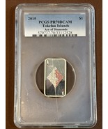 2015- Tokelau Islands- Ace of Diamonds- PCGS PR70DCAM- POP 3- Scratched ... - $7,432.63 MXN