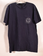 Obey Mens Pocket T-Shirt Navy Blue L - £23.22 GBP