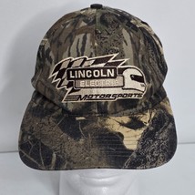 Lincoln Electric Motorsports Camouflage Made in USA Graffiti Cap Hat Adj... - $24.99