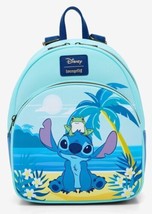Loungefly Disney Lilo And Stitch Frog Chilling At The Beach Mini Backpack Bag - $68.80
