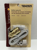 Portfolio Bottle Lamp Kit, Easily Convert Any Bottle Into A Lamp, DIY Gold New! - £5.06 GBP