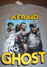 Vintage Style Ghostbusters I Ain&#39;t Afraid Of No Ghost T-Shirt Medium New w/ Tag - £15.57 GBP