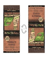 Vintage Matchbook Cover Koolmotor Bronze Gasoline Pringles Prudenville MI 1930s - $12.86