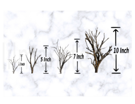 Miniature Tree Sagebrush Deciduous Armatures Railroad ho Scale Wargaming... - $1.90+