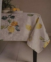 Benson Mills ~ Jacquard Tablecloth ~ 52&quot; x 70&quot; ~ Seville Lemons ~ Easy Care - $29.92