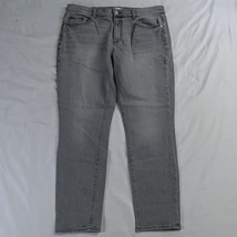 LOFT 12 Skinny Ankle High Rise Gray Stretch Denim Womens Jeans - £15.84 GBP