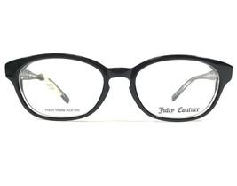 Juicy Couture JU101 0JXI Eyeglasses Frames Black Clear Round Full Rim 49-17-135 - $60.56