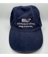 Vineyard Vines Embroidered Logo Adjustable Blue Strapback Hat Cap - £7.77 GBP