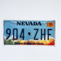 2021 United States Nevada Home Means Nevada Passenger License Plate 904 ZHF - £14.14 GBP