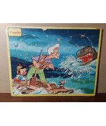 Jaymar Disney Pinocchio Gepetto Framed Puzzle Tray 1960s No 2760-29 - £18.24 GBP