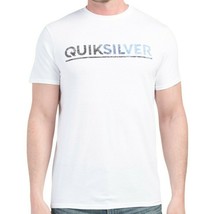 Nwt Quiksilver Msrp $35.99 Opposites Men&#39;s White Crew Neck T-SHIRT Size S M L - £14.82 GBP