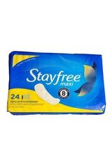 Stayfree Maxi Pad-Regular with Deodorant-24 Count Discontinued  - £27.82 GBP