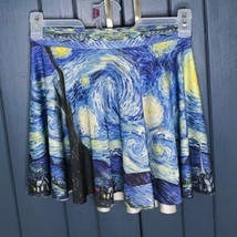 Vincent Van Gogh Starry Night Mini Skater Skirt Fits XS S - £9.47 GBP