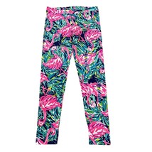 Lilly Pulitzer Girls Flamingo Print Leggings XL 12-14 - £19.11 GBP