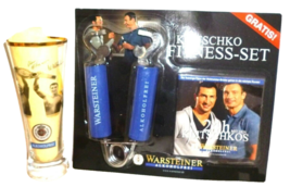 Warsteiner Vitali &amp; Wladimir Klitschko World Boxing Champions German Beer Glass - £15.80 GBP