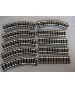 Lot of 10 MTH RealTrax Curved Straight 10 in Train Track O Gauge - $29.69