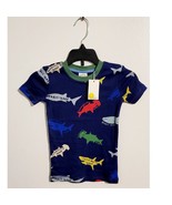 Mini Boden Boys Starboard Multi Sharks Print Pajama Top Size 5Y NEW - $27.35 CAD