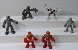 Hasbro Heroes Lot Figures Marvel Iron Man Anti-Venom Silver surfer Rhino + - $19.79