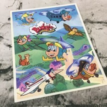 Vintage 90’s Hallmark Budgie The Little Helicopter Cartoon Sticker Sheet - $11.88
