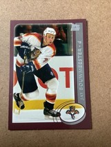 Jay Bouwmeester 2002-03 Topps Hockey Card Florida Panthers ROOKIE - £1.99 GBP