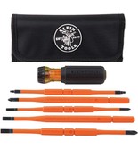 Klein 8-in-1 Insulated Interchangeable Screwdriver Set 32288 - $64.15