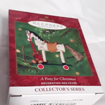 Hallmark Keepsake Christmas Ornament a Pony for Christmas 2000 Collector Series - £4.70 GBP
