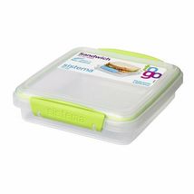 Sistema 15.2 oz Clear Sandwich Box (Colors May Vary) - $9.95