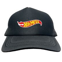 HOT MESS Trucker Cap Foam Baseball Cap Hat Logo Mesh HF0047 - €16,96 EUR
