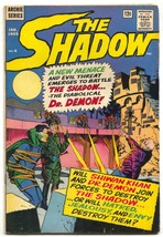 The Shadow #4 1965- Shiwan Khan- Dr Demon- Archie comics VG - £40.71 GBP