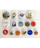 LOT 15 Souvenir ENGLAND London,Sussex,Portsmouth,Bath+ Pinback Button/Ba... - $334.31 MXN